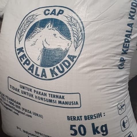 BRAN POLARD Pollar Polar Dedak GANDUM Cap KEPALA KUDA Bogasari 50kg