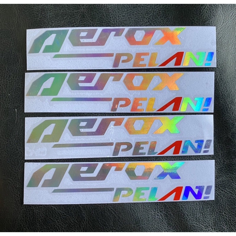 Sticker Stiker motor cutting Aerox Pelan Hologram