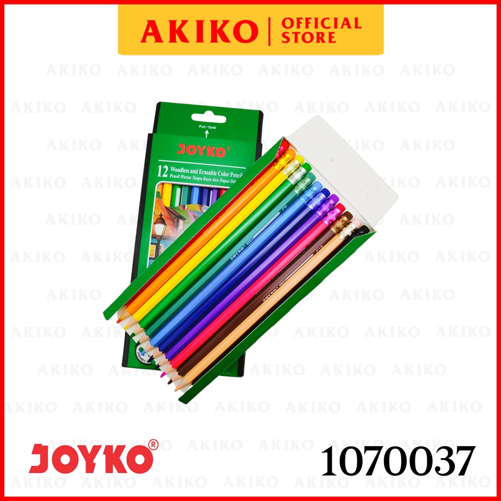 

CP-109 Pensil Warna Erasable Joyko (Bisa di hapus)