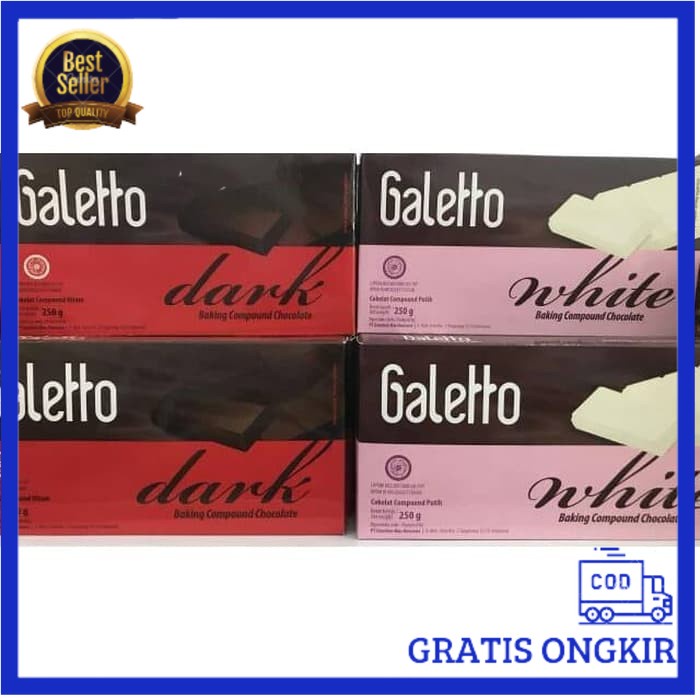 

GALETTO COKLAT BATANG COMPOUND 250gr COKELAT BANGET