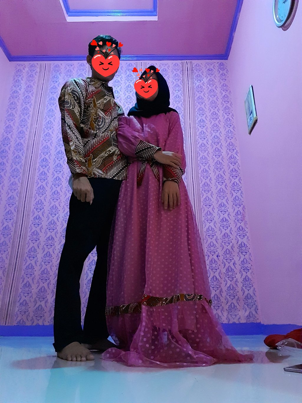 Couple Gamis Batik Sarimbit Ramadhan Lebaran Wanita Termurah Modern Best Seller