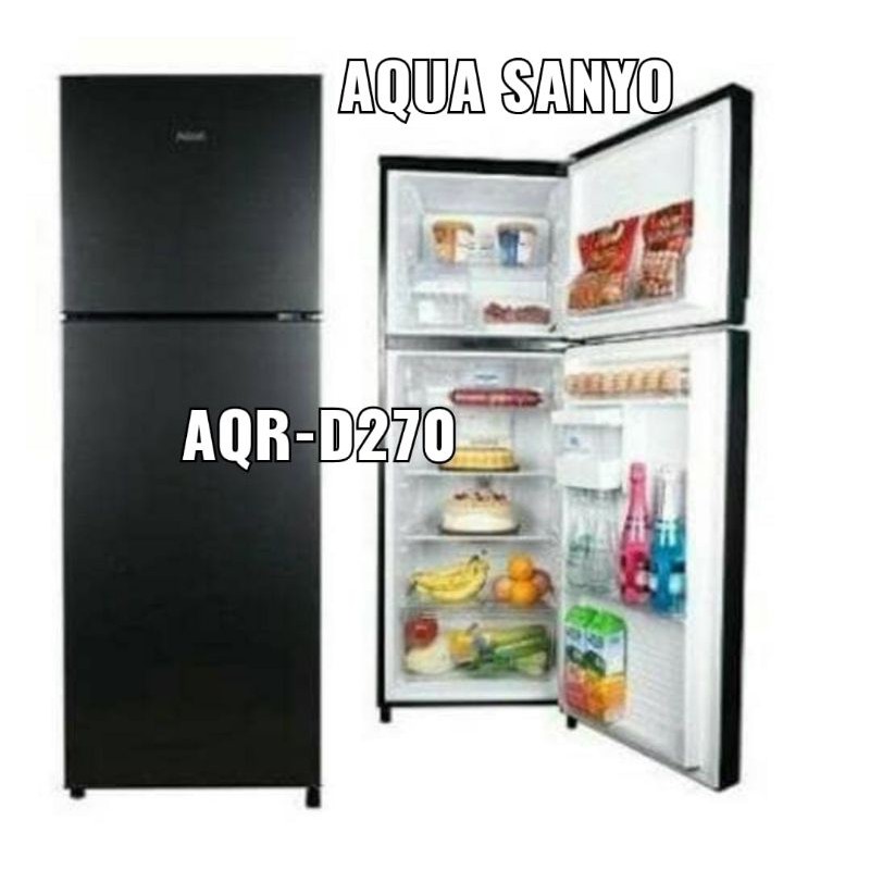 Kulkas aQua Sanyo aqrd270 2pintu kota cirebon garansi 7thn (tidak ada bunga ice)