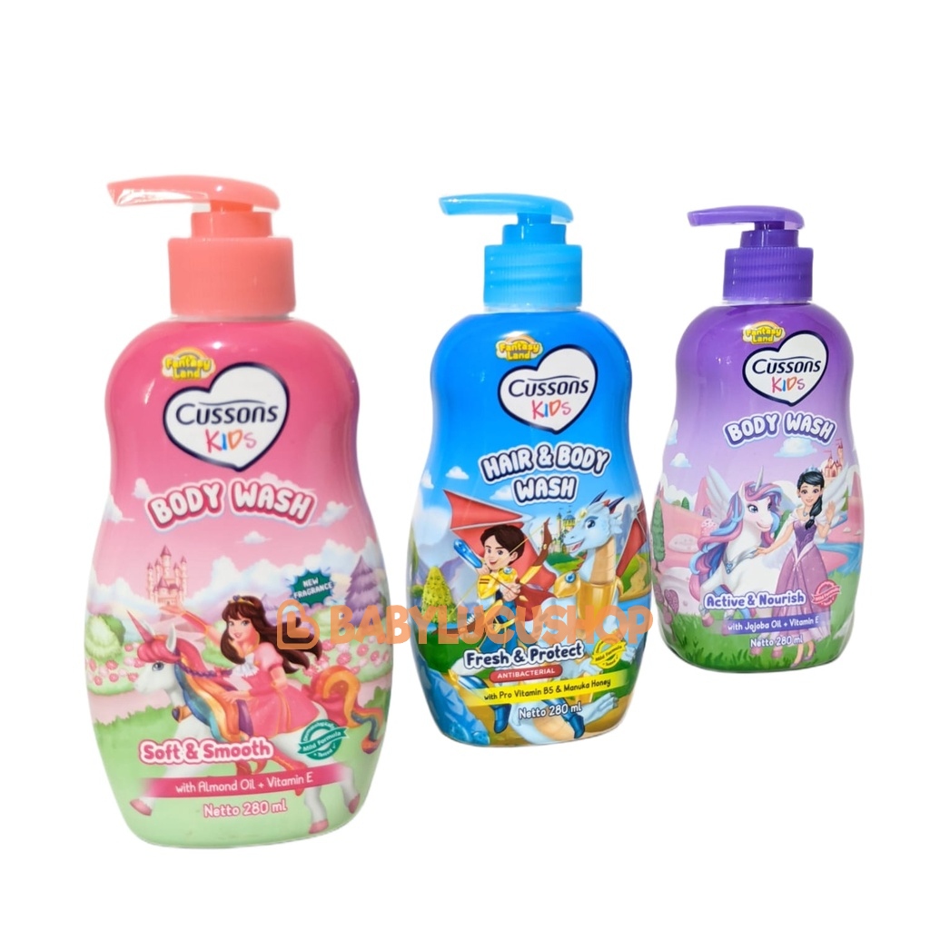 Cussons Hair&amp;Body Wash - Sabun Anak Refill 250ml