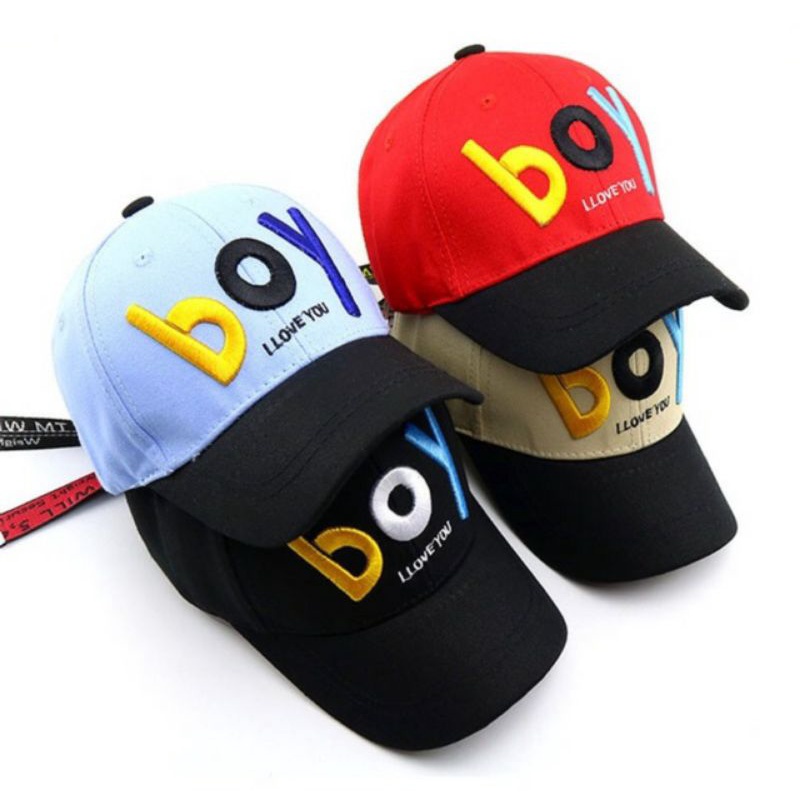 Topi Anak LAKI LAKI Bordir BOY