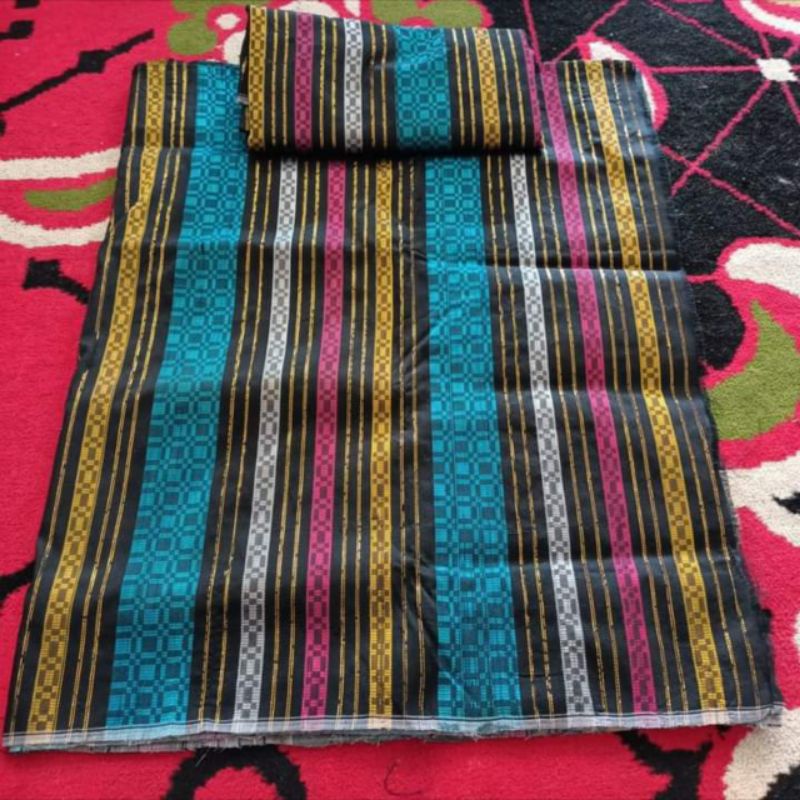 ➡SURANA _ Kain sutera sarung sutra bugis lipa sabbe sarung khas bugis tenun asli sengkang