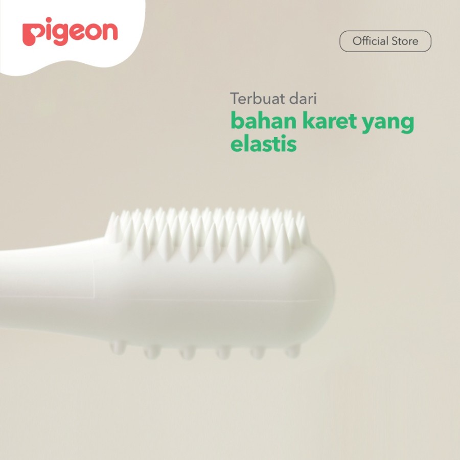 Makassar ! Baby Training Toothbrush / Sikat Gigi Bayi Pigeon Lesson 1