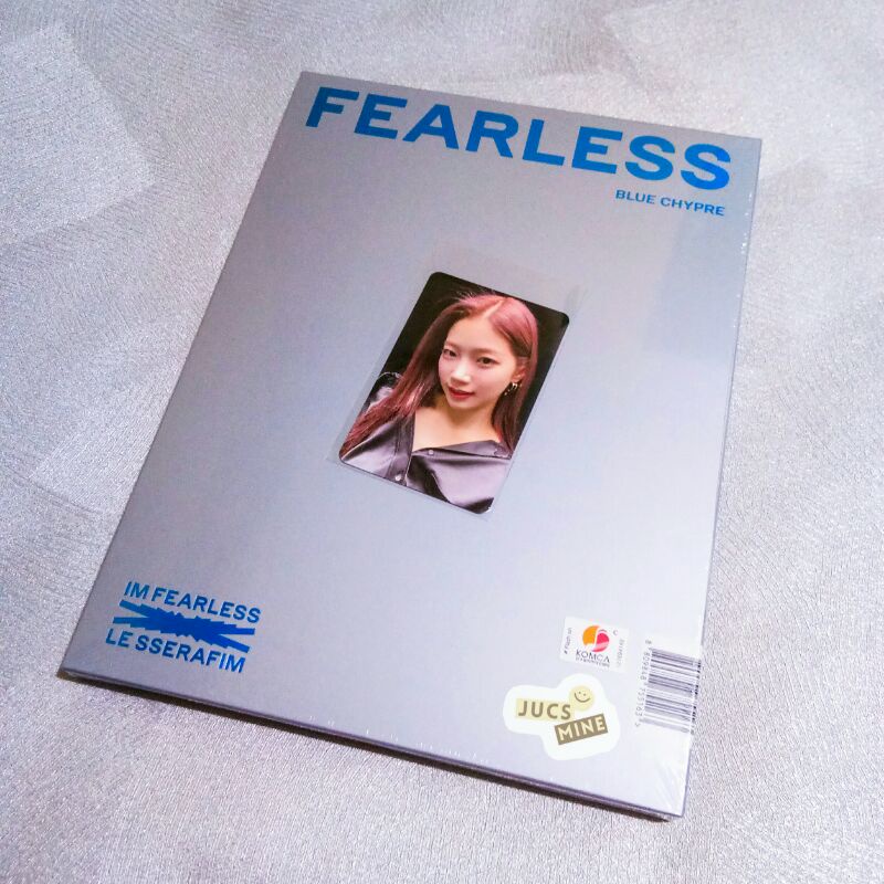 [READY STOCK] OFFICIAL 1st MINI ALBUM LE SSERAFIM - FEARLESS VOL.2 BLUE CHYPRE | POB BENEFIT KTOWN K