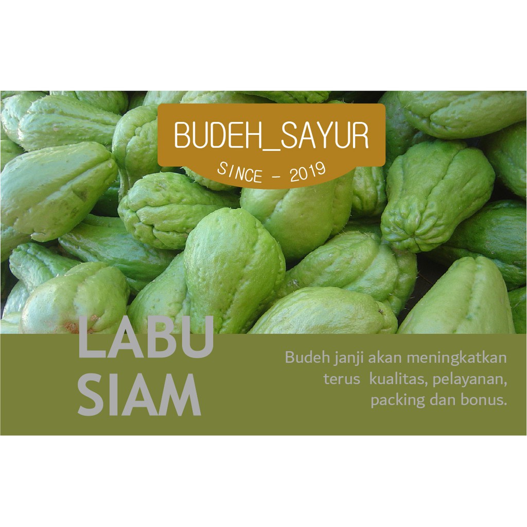 

Labu siam 1 buah