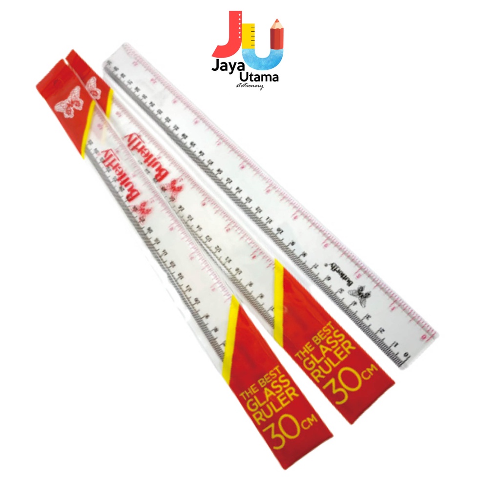 

Penggaris Plastik 30 Cm Butterfly