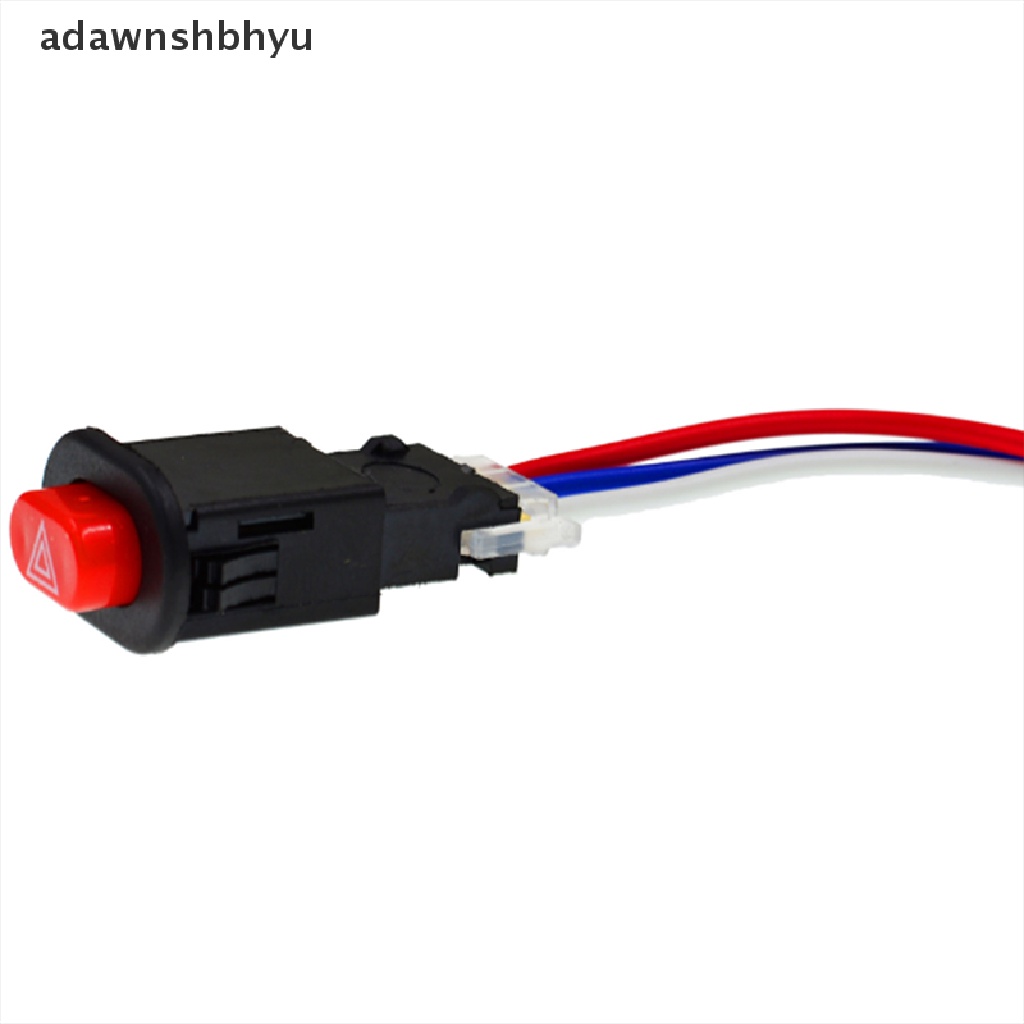Saklar Lampu Bahaya Sepeda Motor adawnshbhyu Double Warning Flasher Emergency Signal w/3Kabel