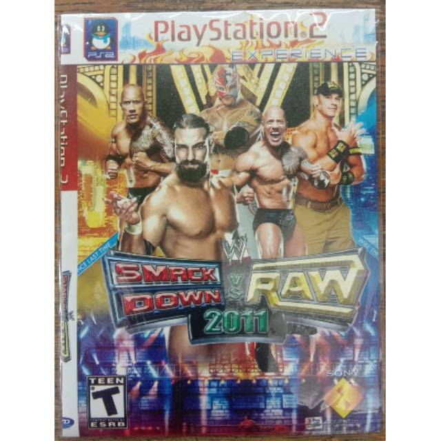 Kaset PS2 Game SmacK Down Raw 2011