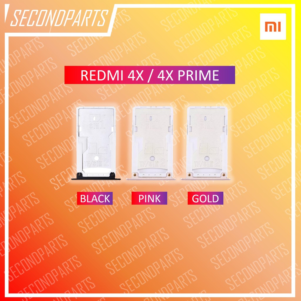 SIM TRAY SLOT SIM LOCK TEMPAT KARTU XIAOMI REDMI 4X / 4X PRIME ORIGINAL