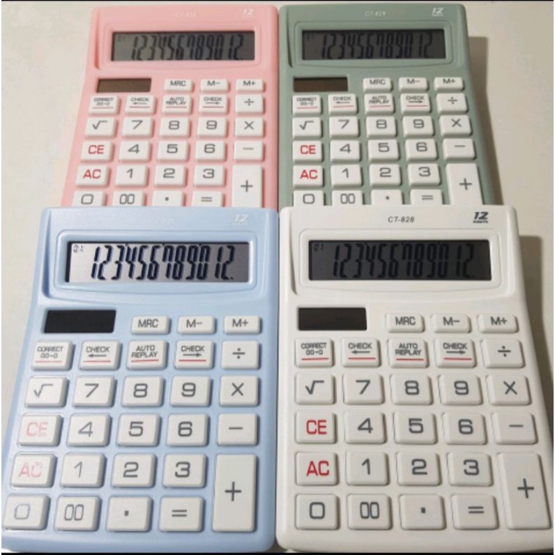 

Kalkulator CT 828 - 12 Digit - Check Calculator Dagang / Kalkulator Meja Kasir Kantor GROSIR MURAHH