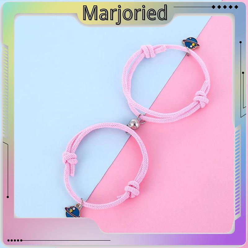 1 Pasang Gelang Couple Magnet Gelang Tali Couple Magnet Attract Persahabatan Tangan Bracelets-MJD