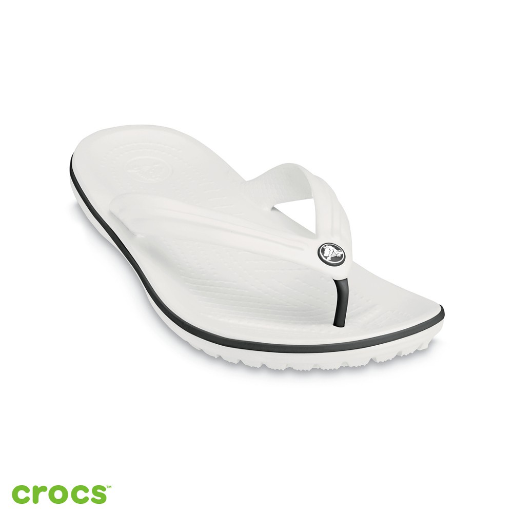 Sandal Crocs Band Flip / Sandal Jepit Pria  / Crocs Band Flip / Original Crocs - White  -11033-100