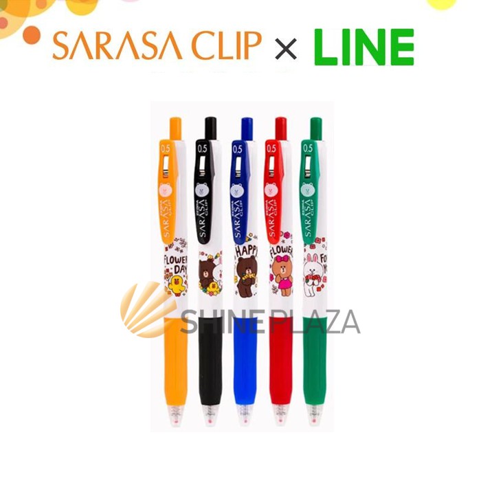 

Zebra Pulpen Gel Sarasa Clip Line Friends New Flower Series 0.5mm