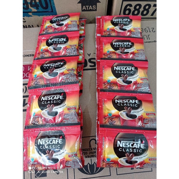 NESCAFE CLASIC ROBUSTA KOPI 10@2GRAM Renceng