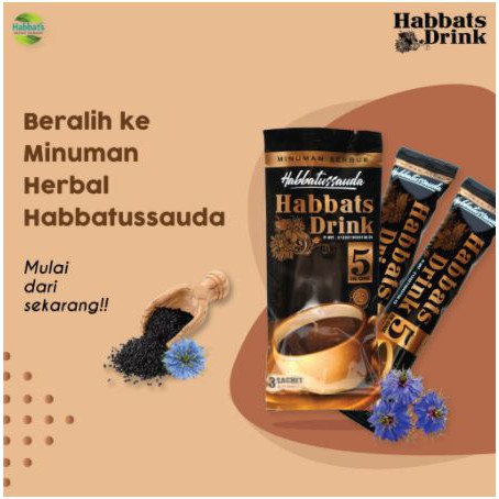 

HABBATS DRINK ISI 3 / MINUMAN PENGGANTI KOPI AMAN DAN NYAMAN DI LAMBUNG / Habbats Drink