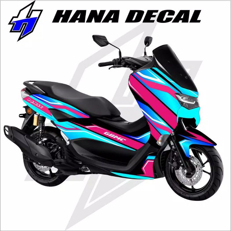 Decal stiker variasi motor Yamaha nmax lama full body