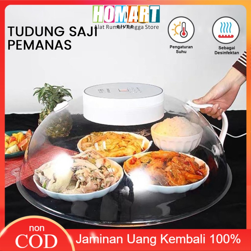 Tudung Saji Pemanas Makanan /Disifektan Elektrik / RIVER Tudung Saji Elektrik Otomatis Dengan Pemana