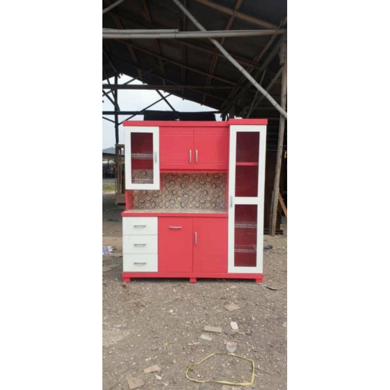 LEMARI SAYUR 4 PINTU LEMARI SAYUR MURAH LEMARI SAYUR MINIMALIS LEMARI MAKANAN KITCHEN SET