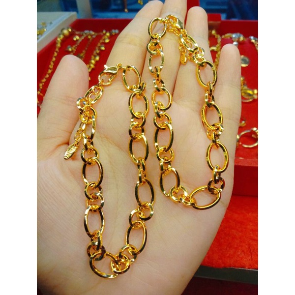 Gelang Rantai Nori Dewasa Replika Emas