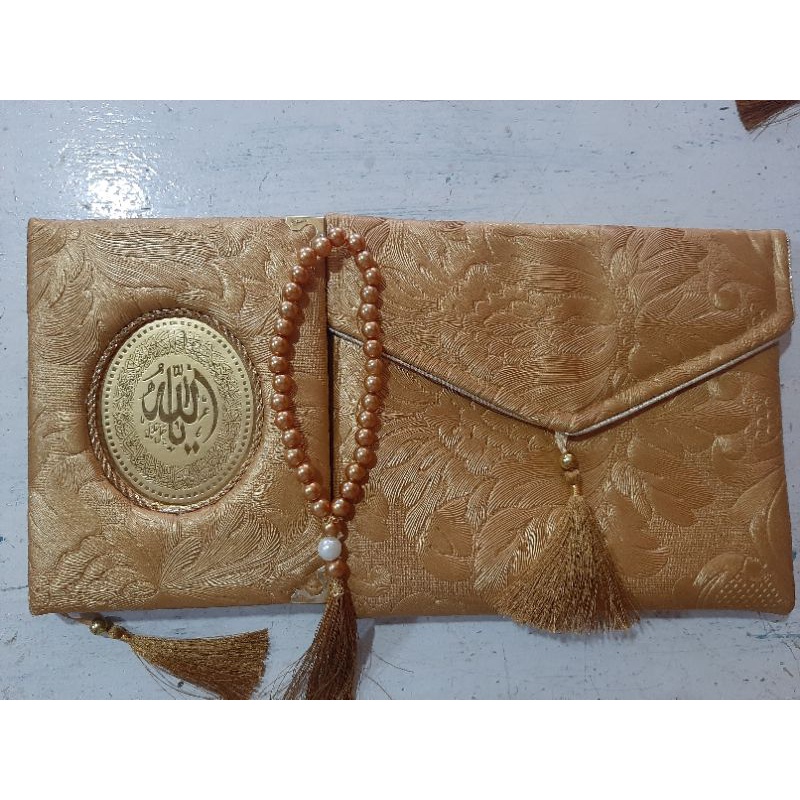yasin hardcover bhan novelita gold cover busa.tambah dompet tambah tasbih