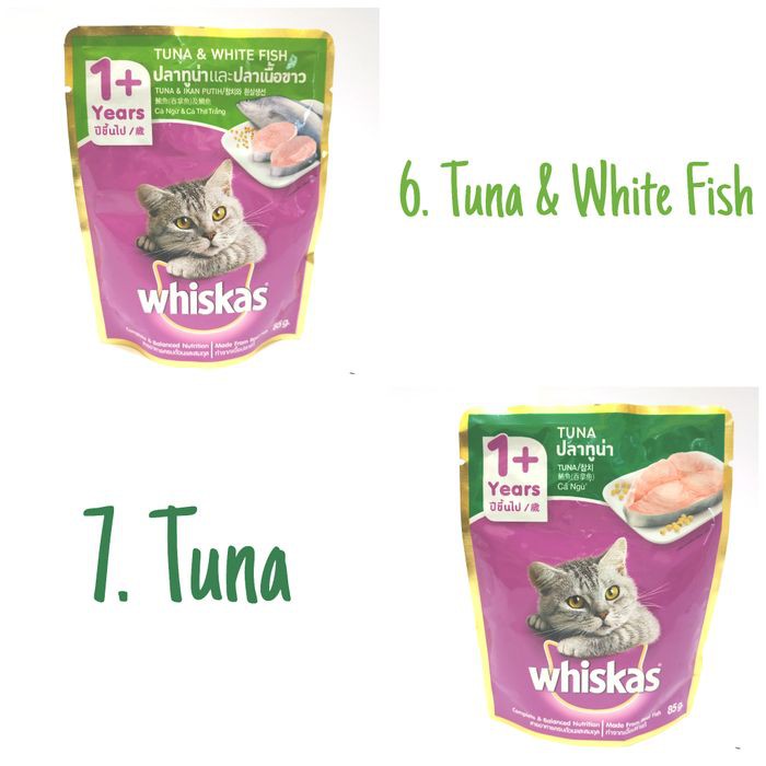 Whiskas Adult Pouch 80 gram Wet Food Cat Makanan Kucing Basah 80gr Food Sachet bukan Junior Pouch Saset