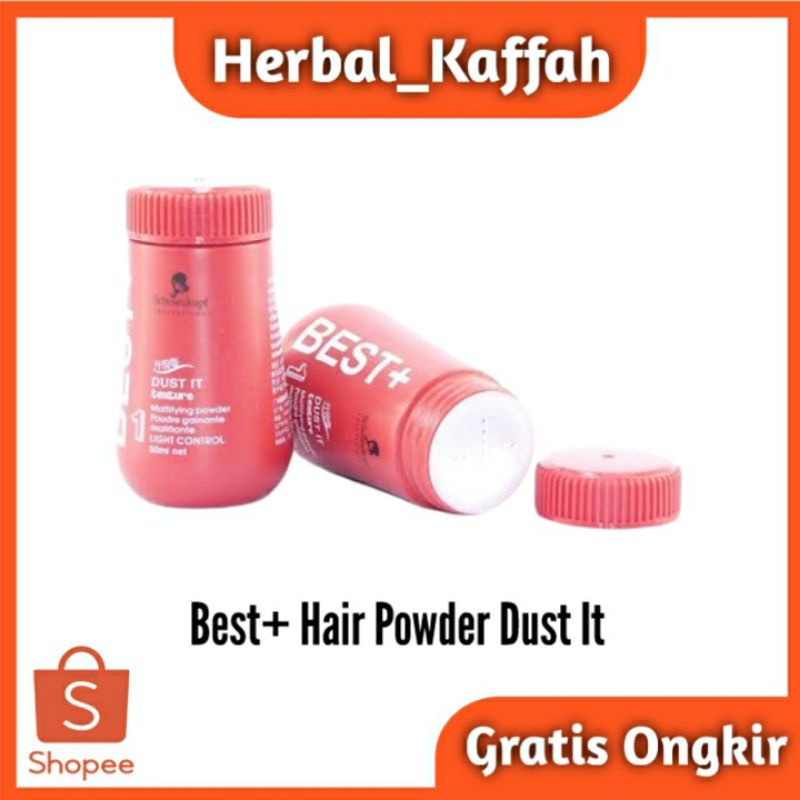 Best+ Hair Powder Dust It Original Pria Wanita HairStyling Power Dust It Rambut Glowing Bedak Khusus Rambut 10gr