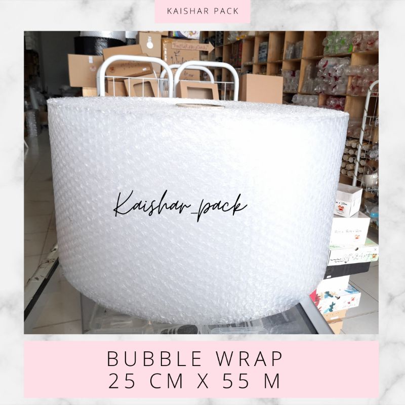 

BUBBLE WRAP / BUBBLEWRAP 25CM x 55M