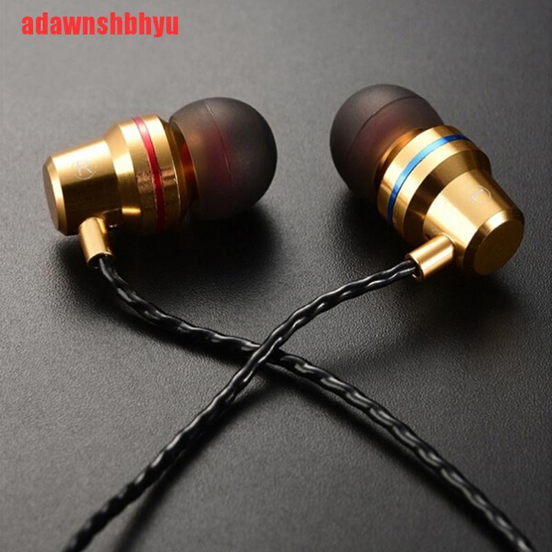 (adawnshbhyu) Earphone Kabel stereo heavy bass Dengan noise Canceling