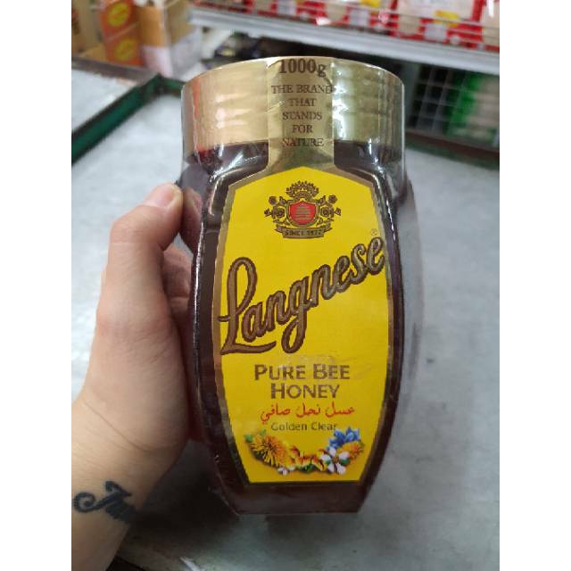 

LANGNESE pure bee honey madu murni jerman Asli1000gr
