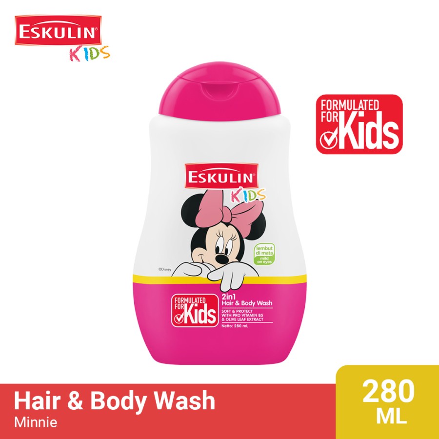 Jual CL Eskulin Kids 2in1 Hair Body Wash 280ml Sabun Shampoo Anak ...