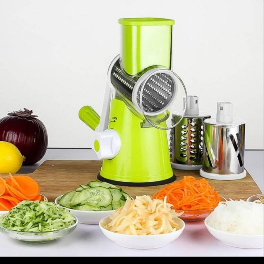 Drum Grater Tabletop Alat Parut Sayur Buah Pengiris Serbaguna Dapur on