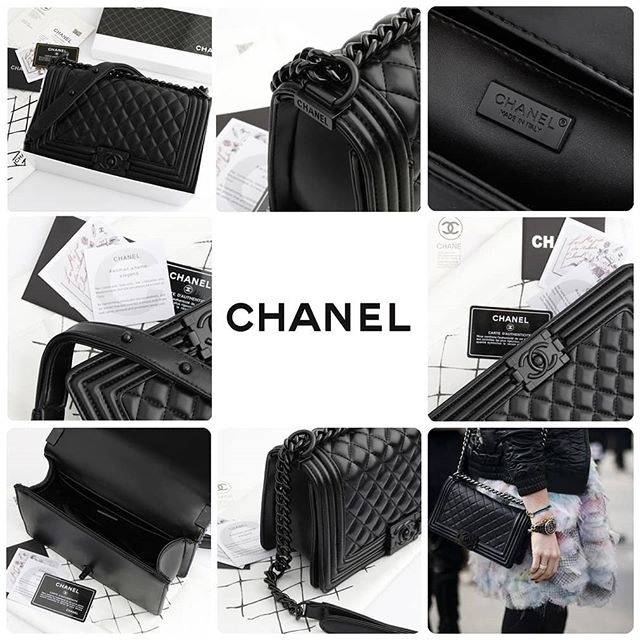 Best Seller chanel boy lambskin 9006