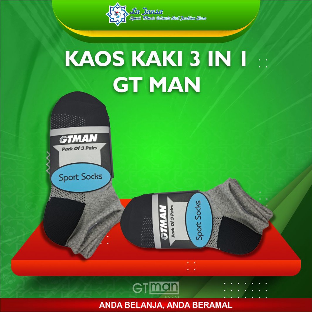 KAOS KAKI 3 IN 1 GT MAN