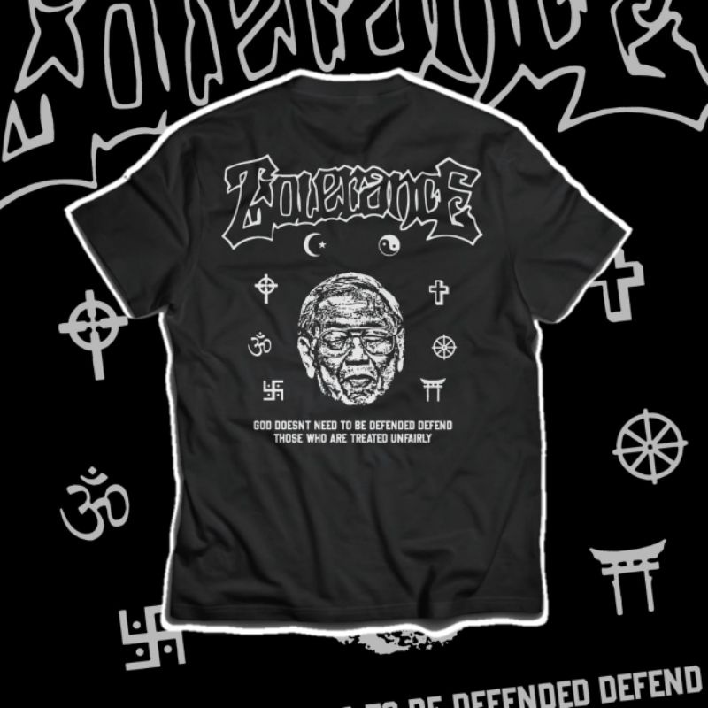 [ Kaos tokoh ] T-shirt Gusdur / agama / T-shirt panjang umur hal hal baik /atasan