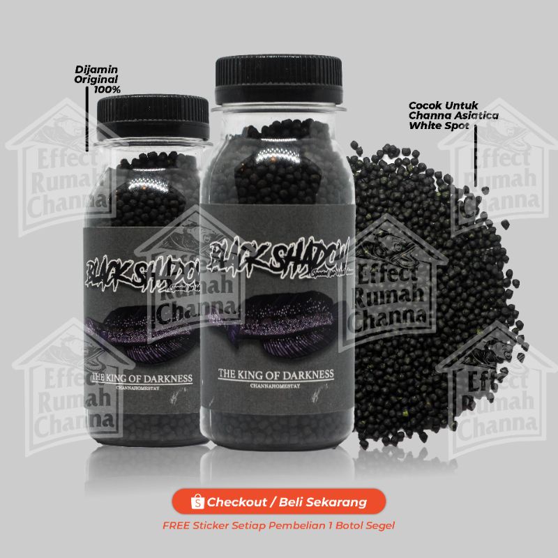 Pelet Black Shadow Special For Channa Asiatica white spot