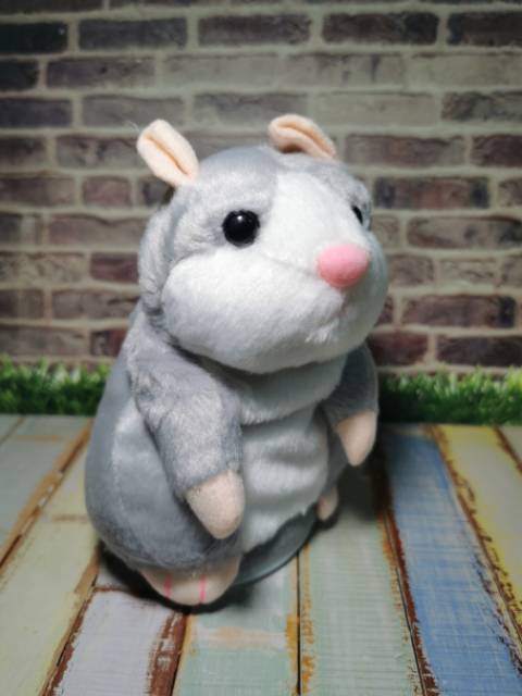 Talking hamster boneka tikus recording doll rekam suara