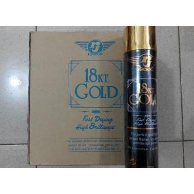 18679❅ Spray Paint/Aerosol Paint/Cat Semprot RJ London Gold 300cc