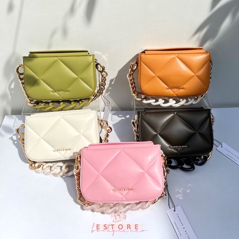 Tas Charles and Keith Selempang Terbaru Danika Shoulder bag Sling Bag Tas Bahu Tas Wanita Murah Tas 