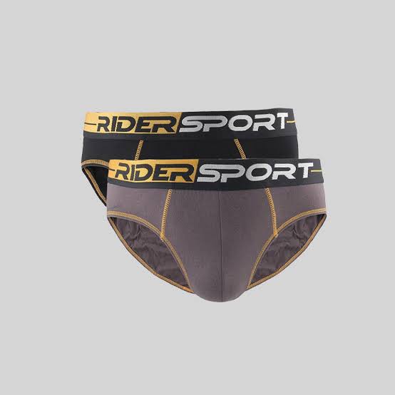 1 Box 2 Pcs Celana Dalam Rider Sport R 371 B - Celana Dalam Pria Dewasa