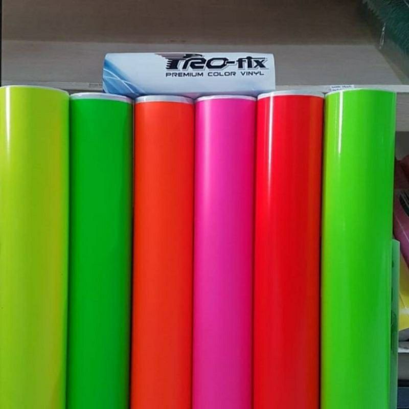 Sticker Skotlite Pink Stabilo Pro-fix bahan lebtur sticker motor & mobil