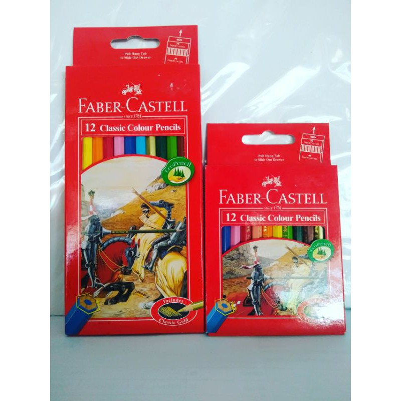 

PENSIL WARNA FABER CASTELL CLASSIC 12 WARNA / PINSIL WARNA FABER CASTELL