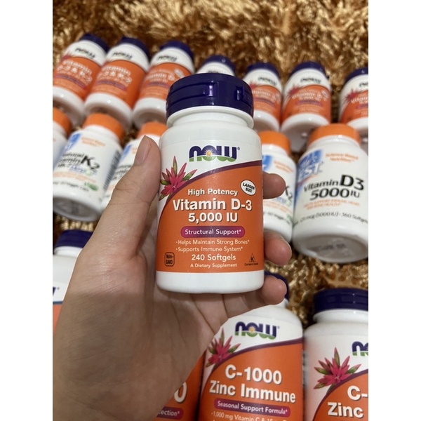 Vitamin D3 5000IU NOW