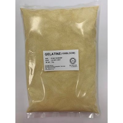 

Gelatine Powder HALAL 250gram / galetin bubuk