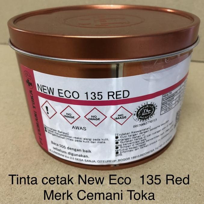 

Ink | Tinta Cetak New Eco 135 Red , Merk Cemani Toka