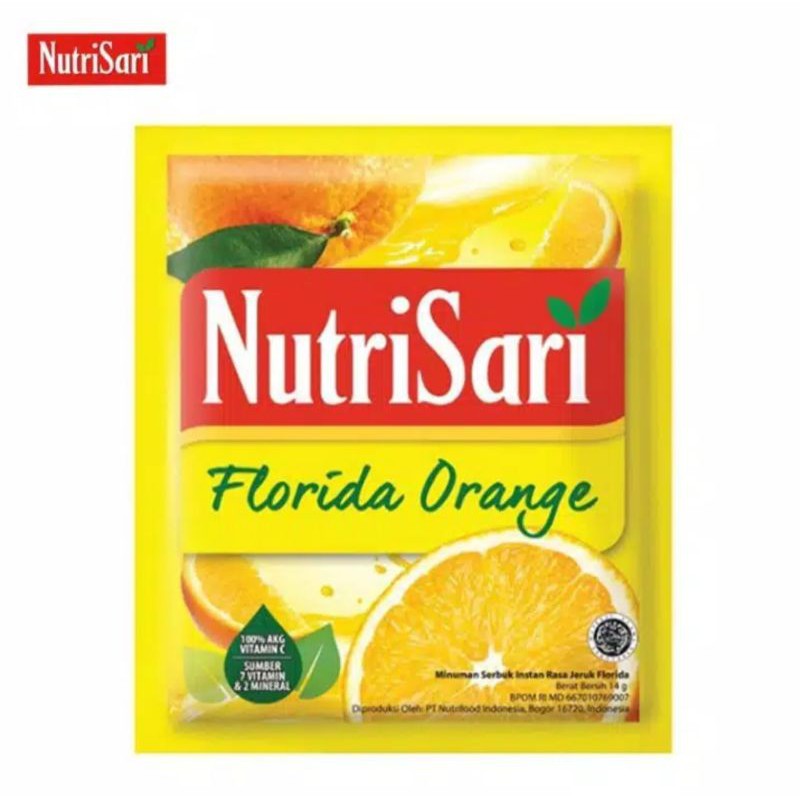 

Nutrisari Florida Orange 1 Pack isi 40 Sachet