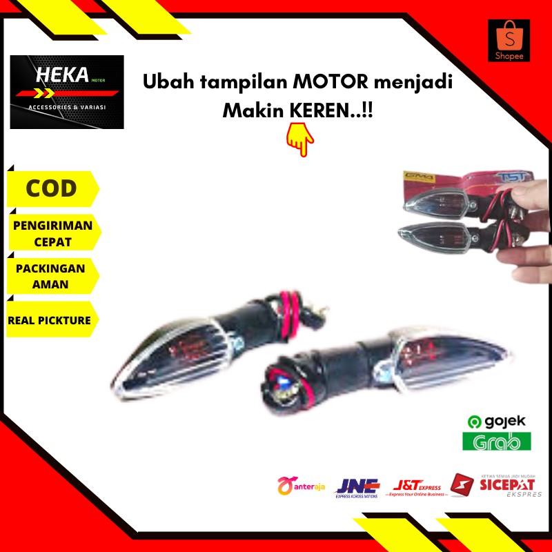 Lampu Sein Sen Model Vixion old new Mini variasi megapro Cb150 NVL KLX Byson Ninja Verza /