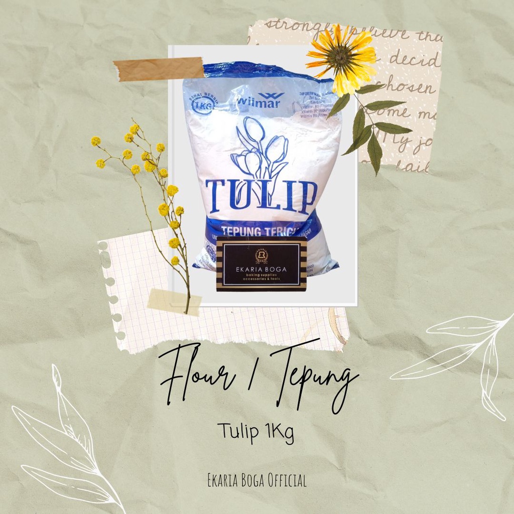 

FLOUR | TEPUNG TERIGU | WILMAR | TERIGU TULIP 1KG